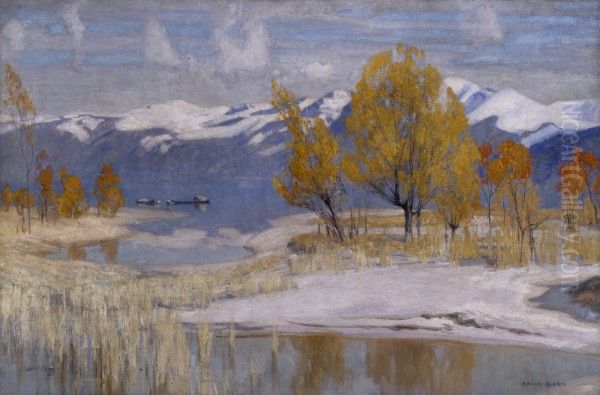 Lago Maggiore Oil Painting by Adrian Scott Stokes