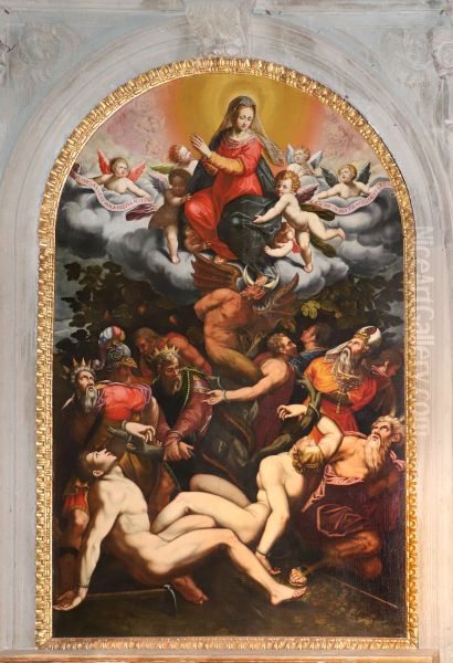 immacolata concezione Oil Painting by Giorgio Vasari