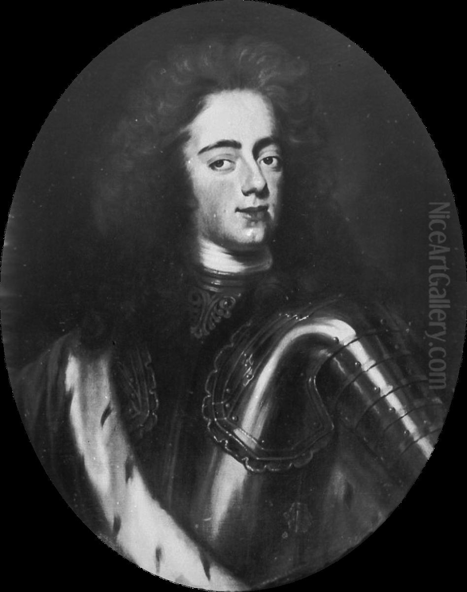 So-called portrait of Leopold, Prince of Anhalt-Dessau Oil Painting by Adam Manyoki