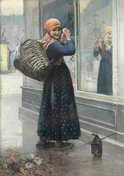 After the ball Oil Painting by Raoul Forcade