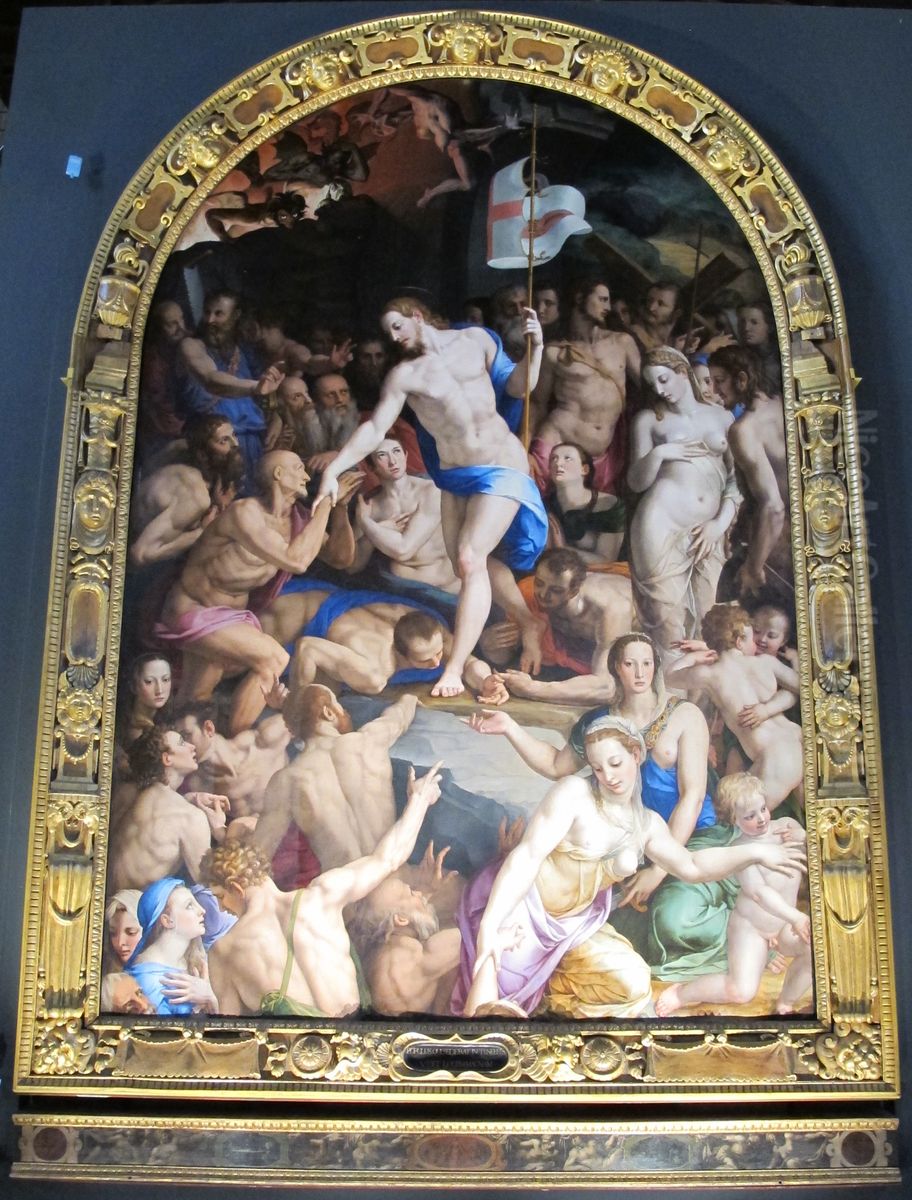 Descent to Limbo Oil Painting by Bronzino