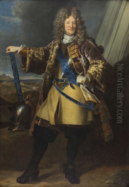 Portrait d'Anne-Jules de Noailles Oil Painting by Hyacinthe Rigaud