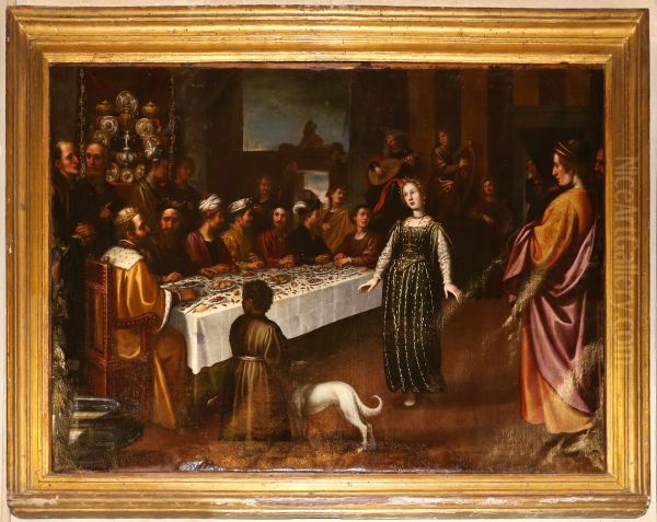 The Dance of Salome Oil Painting by Agostino Ciampelli