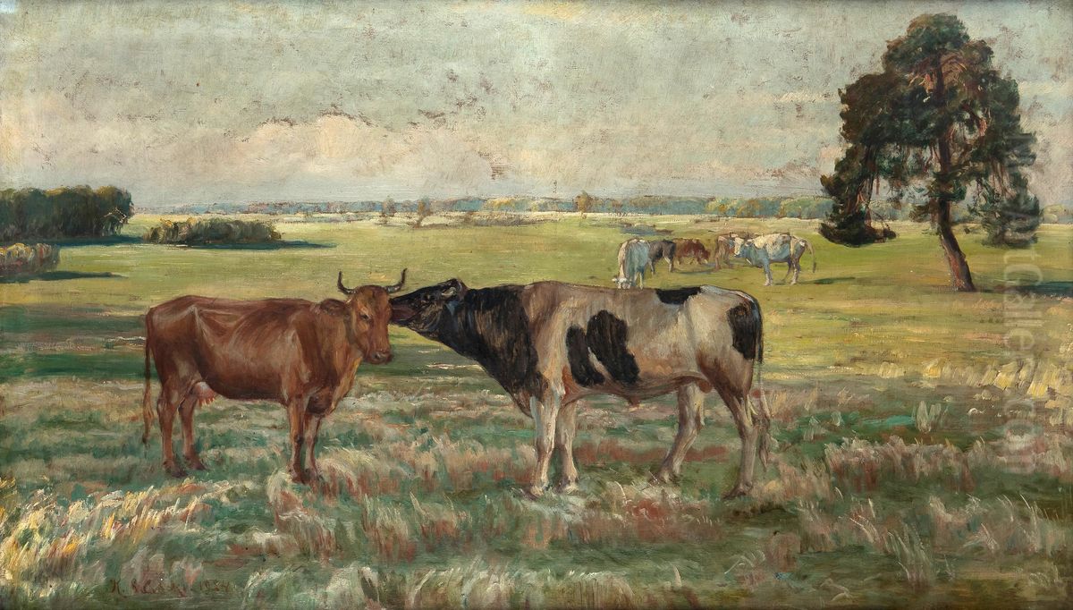 Zaloty Oil Painting by unknown