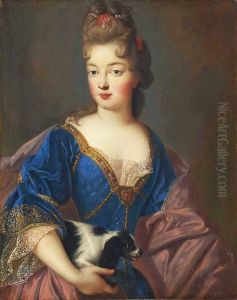 Portrait de Femme au Chien