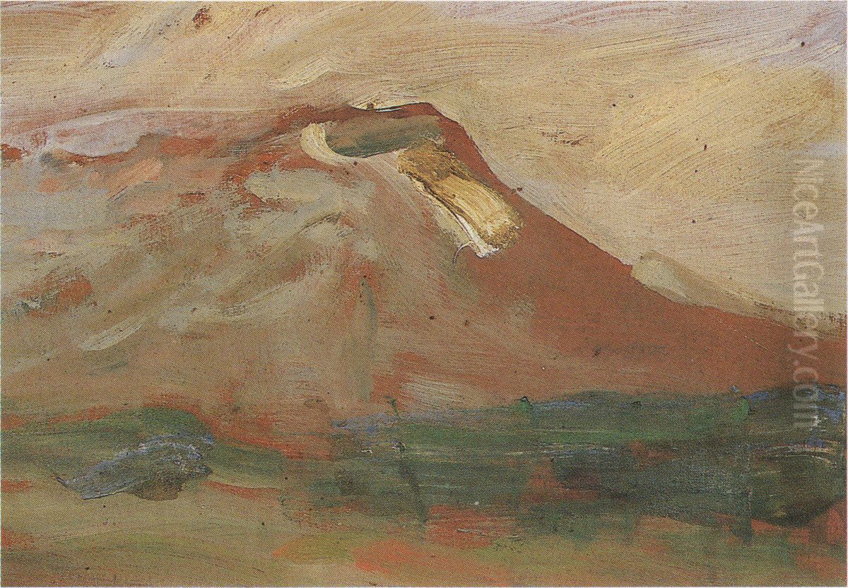 Iwatefuji Oil Painting by Aimitsu