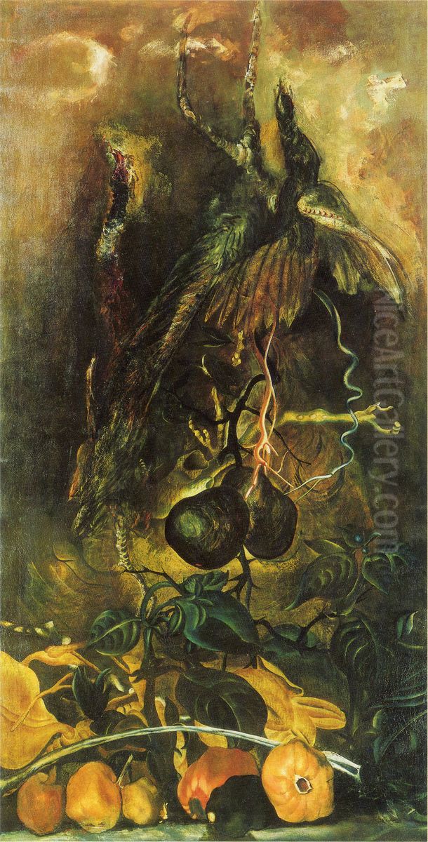 Still Life (Pheasant) Oil Painting by Aimitsu
