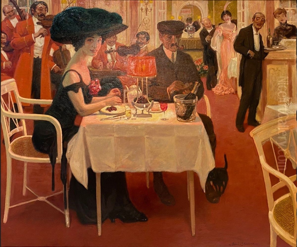 The miser Oil Painting by Aime Stevens The miser Oil Painting by Aime Stevens