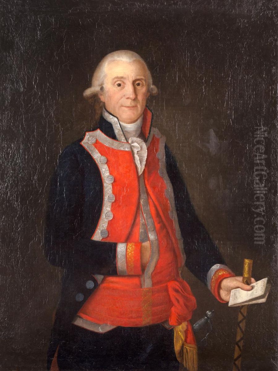 Retrato del conde de Cron Oil Painting by Agustin Esteve Retrato del conde de Cron Oil Painting by Agustin Esteve