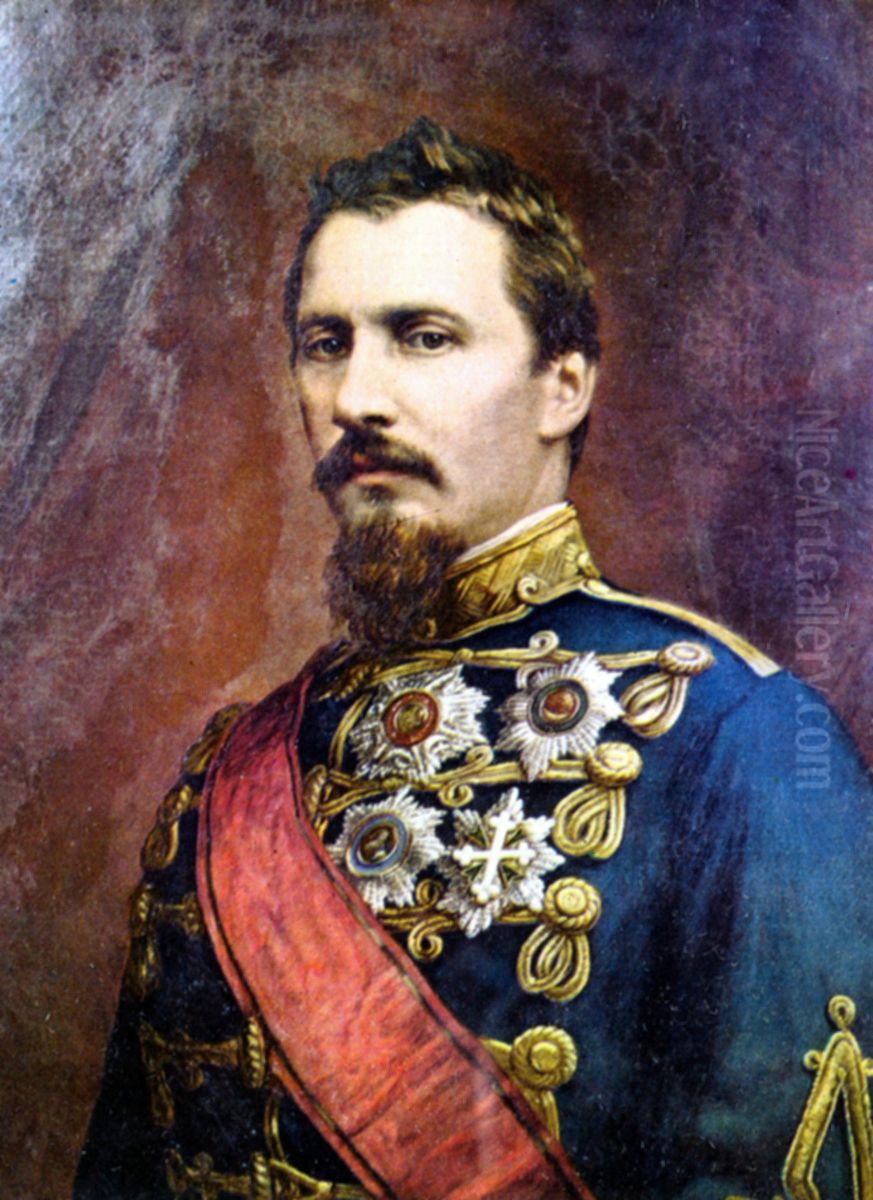 Alexandru Ioan Cuza Oil Painting by Carol Szathmari