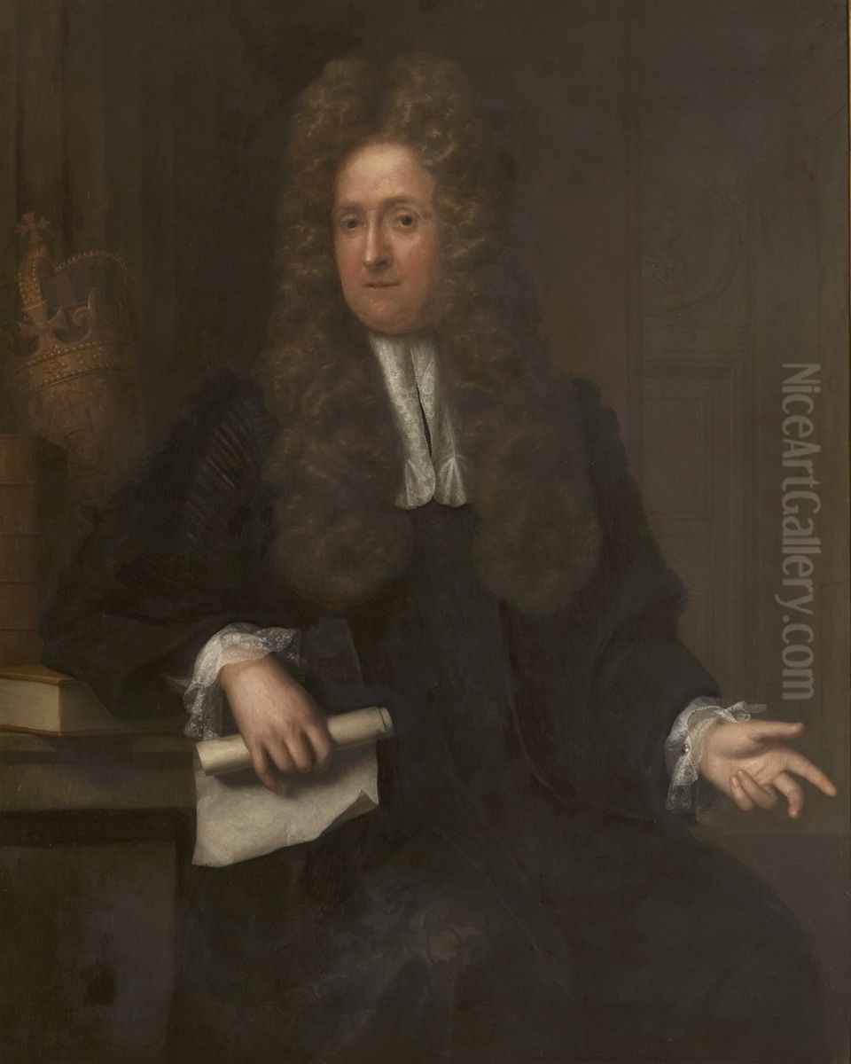 Alan Brodrick (c.1656-1728), 1st Viscount Midleton Oil Painting by Godfrey Kneller