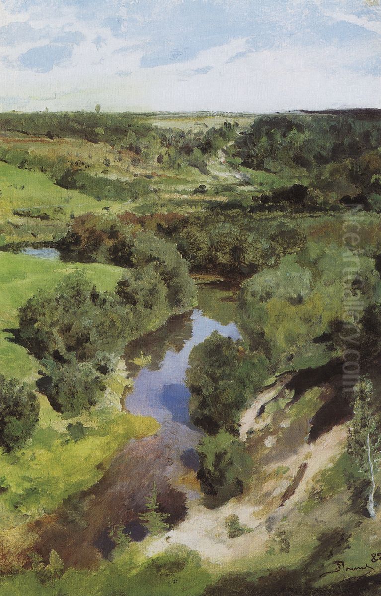 Recka Vora Oil Painting by Vasily Polenov