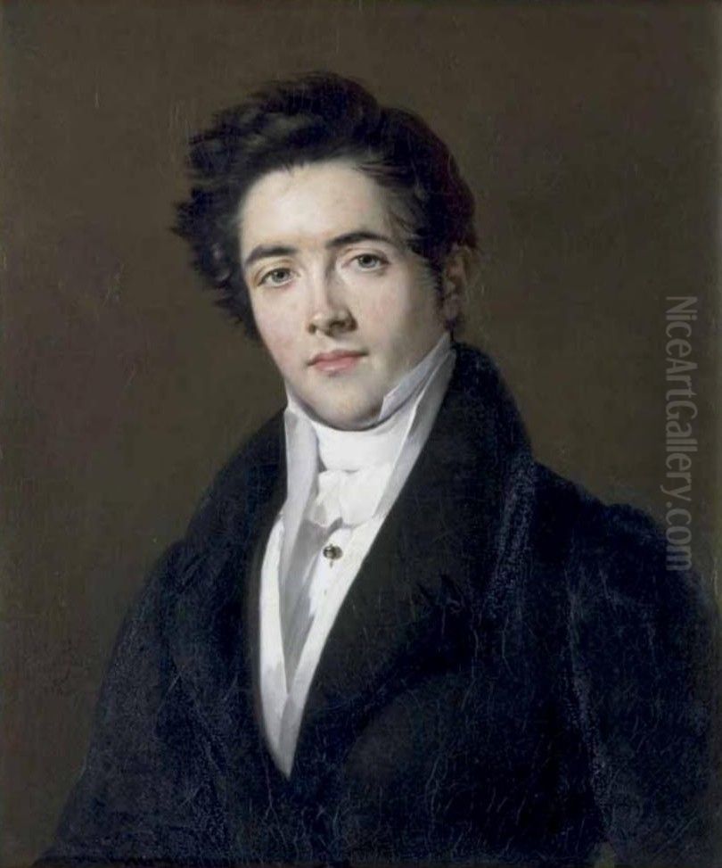 Unknown young Frenchman Oil Painting by Aimee Brune-Pages