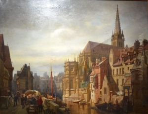 Vue de l'abside de l'eglise Saint-Pierre de Caen