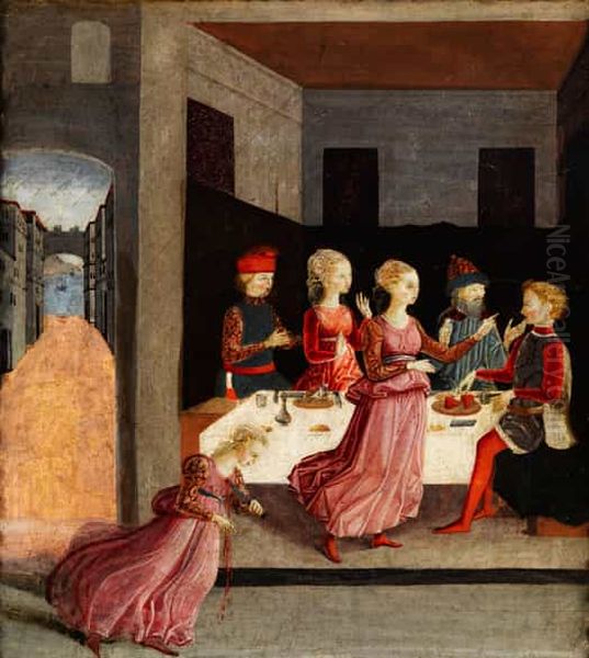 Die Legende von den zwei Herzen Oil Painting by Florence