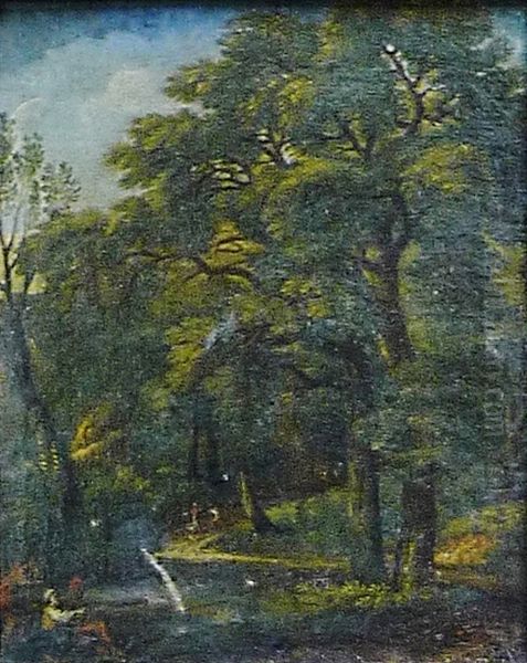 Landscape Oil Painting by Albert Zamett