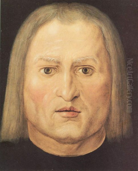 Kopf eines Mannes Oil Painting by Albrecht Durer