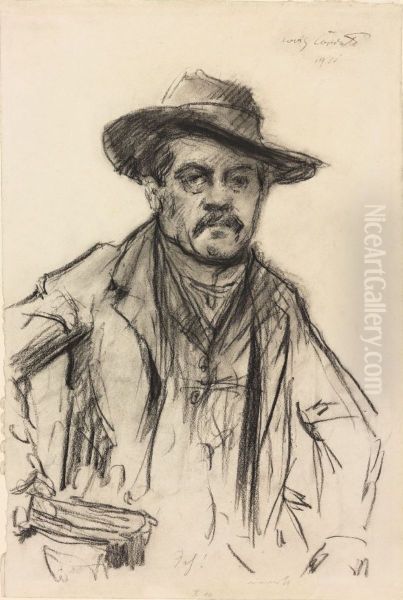 Selbstbildnis Oil Painting by Lovis Corinth