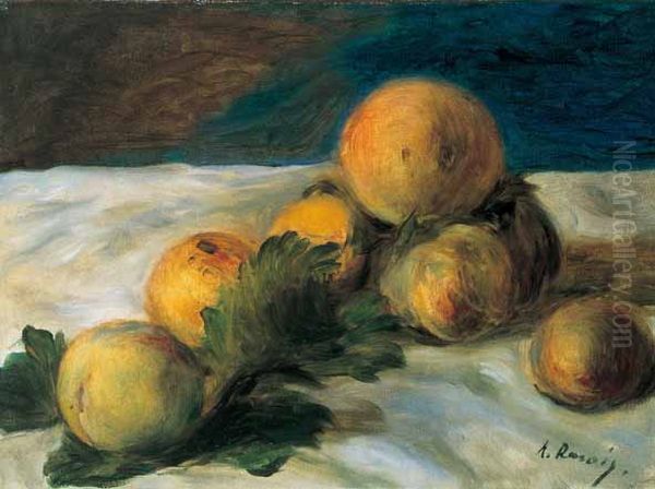 Still Life with Peaches Oil Painting by Pierre Auguste Renoir Still Life with Peaches Oil Painting by Pierre Auguste Renoir