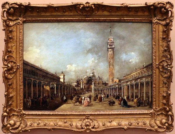 The Feast of the Ascension in St Mark's Square Oil Painting by Francesco Guardi