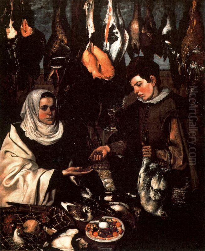 La Gallinera Oil Painting by Alexandro Loarte