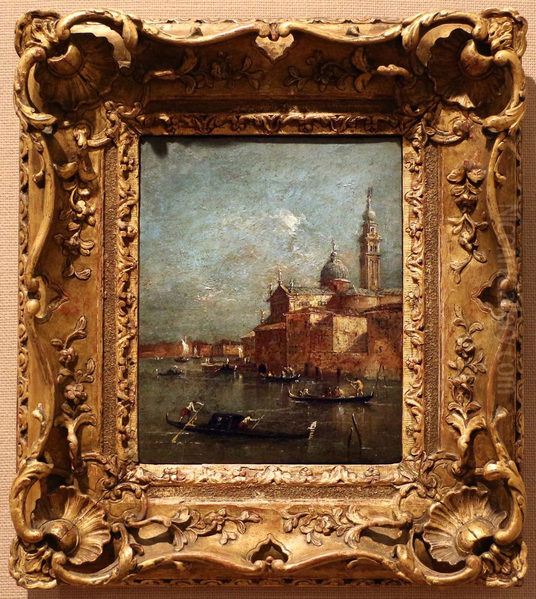 A ilha de San Giorgio Maggiore Oil Painting by Francesco Guardi