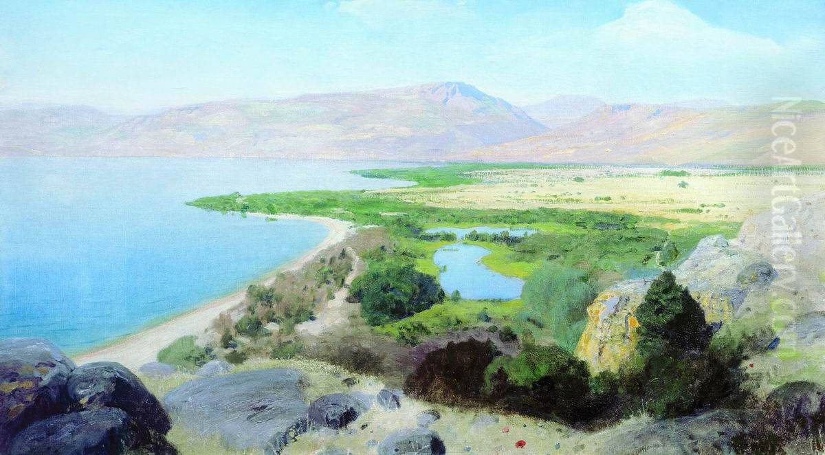 Genisaretskoe ozero Oil Painting by Vasily Polenov