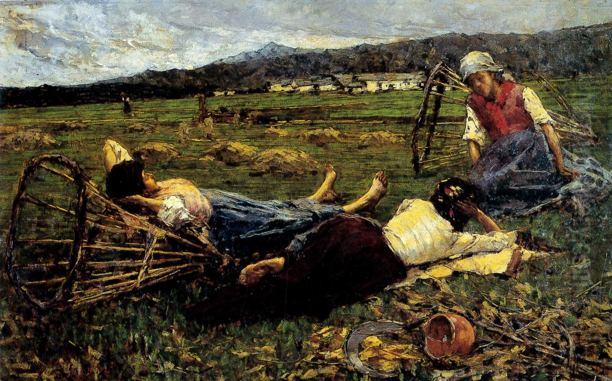 Il riposo Oil Painting by Francesco Filippini