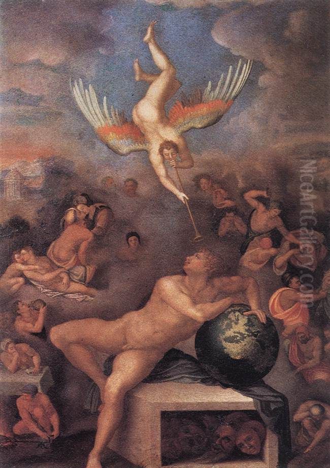 Allegory of Human Life Oil Painting by Alessandro Allori