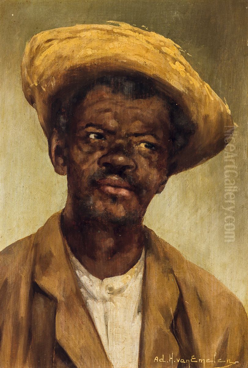 Untitled (03) Oil Painting by Adrien Henri Vital van Emelen