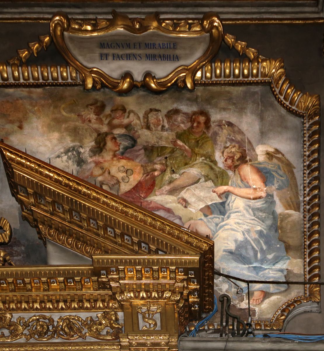 Angels making music Oil Painting by Alessandro Rosi