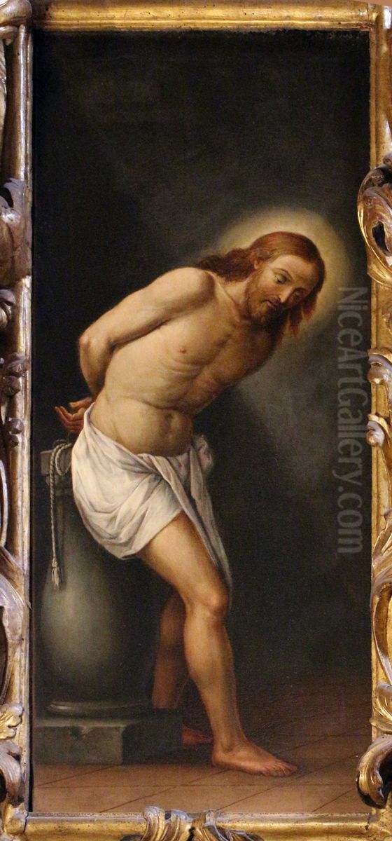 cristo alla colonna Oil Painting by Alessandro Tiarini