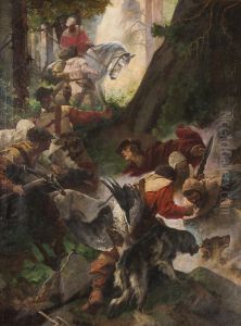 The Discovery of Hot Springs by Charles IV