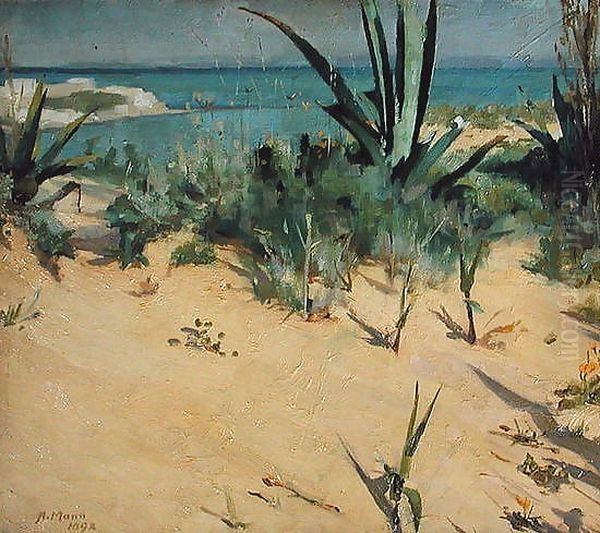 Sand Dunes, Tangier Oil Painting by Alexander Mann