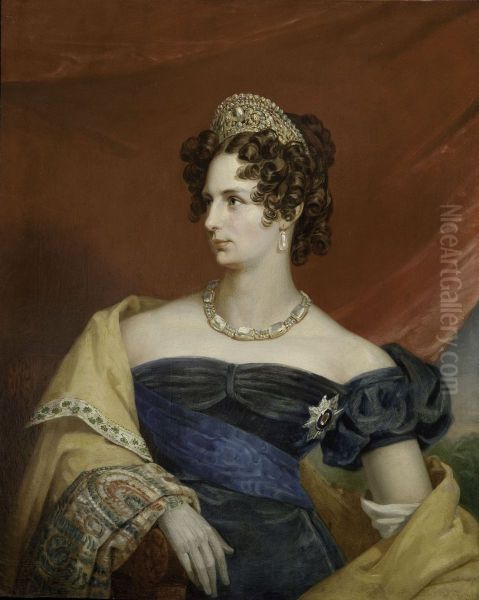 Alexandra Feodorovna Oil Painting by George Dawe