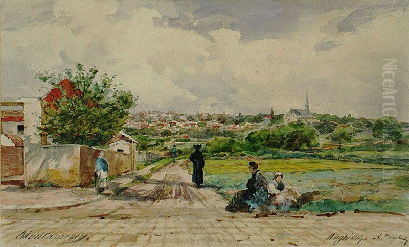 Montmorency Oil Painting by Alexey Bogolyubov