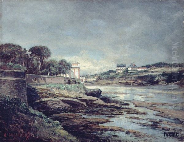 Morning in Pornic Oil Painting by Alexey Bogolyubov
