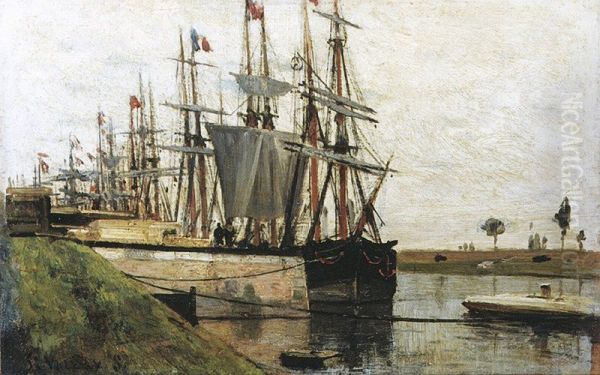 Saint-Valery Oil Painting by Alexey Bogolyubov