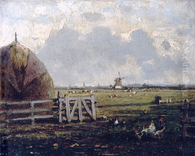 The Outskirts of the Hague (2) Oil Painting by Alexey Bogolyubov