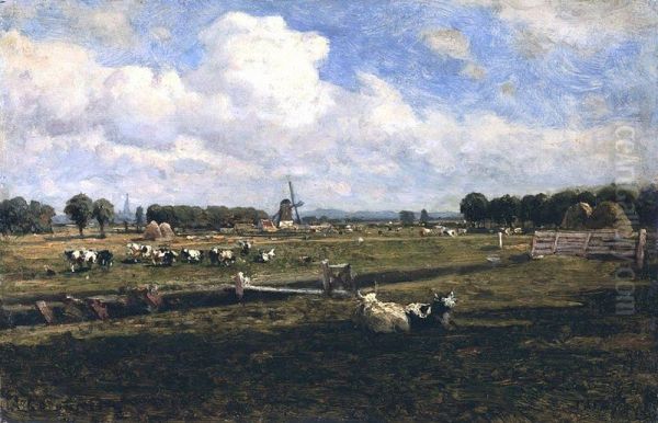 The Outskirts of the Hague Oil Painting by Alexey Bogolyubov