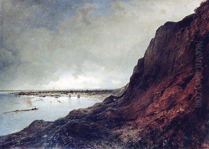 A View of Saratov Oil Painting by Alexey Bogolyubov