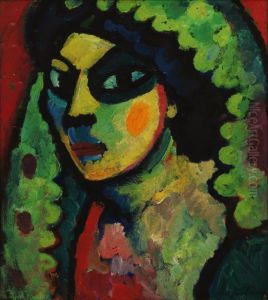 Sicilian women with green shawl
