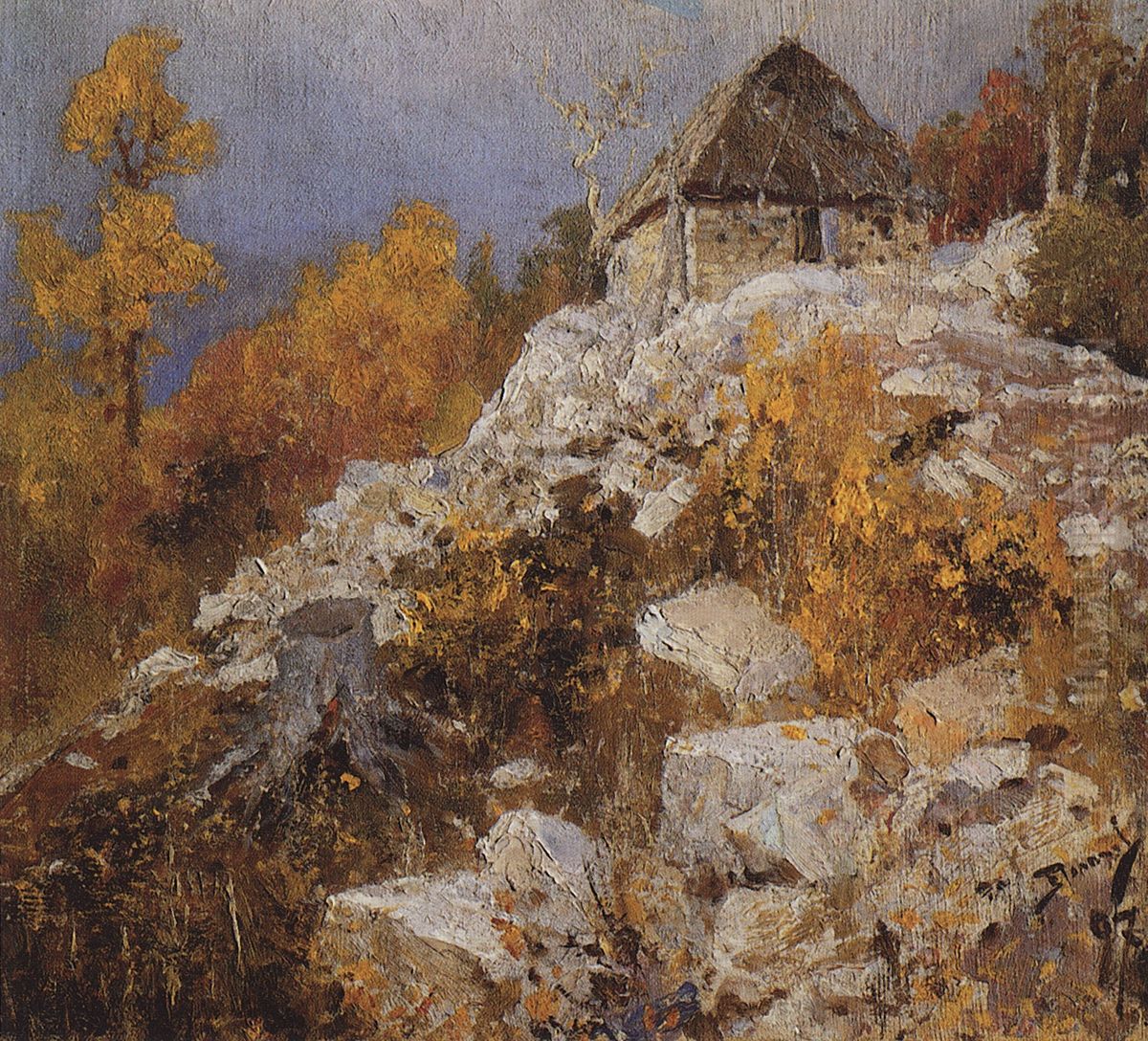 Kamenolomna Oil Painting by Vasily Polenov