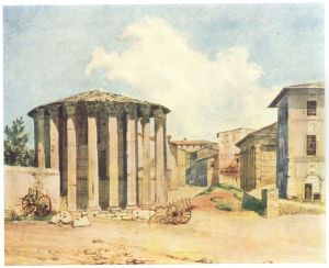 Temple of Vesta at Forum Boarium in Rome
