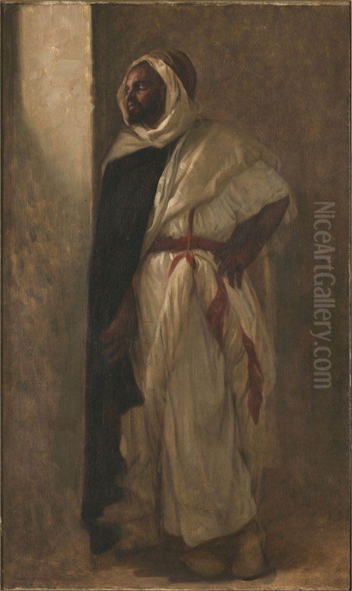 Arab man Oil Painting by Alexandre Cabanel