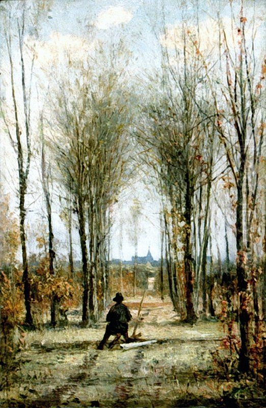 Autumn Oil Painting by Alexey Bogolyubov
