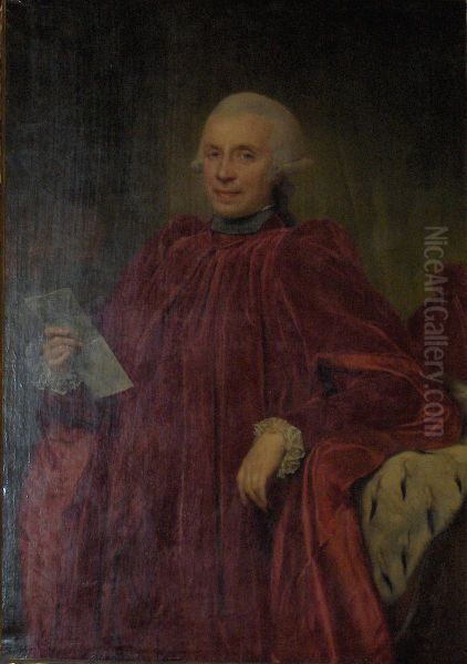 Portrait ofMichel-Angelo Cambiaso(1738-1813), Doge of Genoa Oil Painting by Anton von Maron