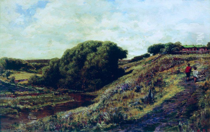 Ablyazovo Oil Painting by Alexey Bogolyubov