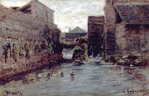 Veules Oil Painting by Alexey Bogolyubov