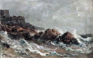 Cliffs in Saint Malo